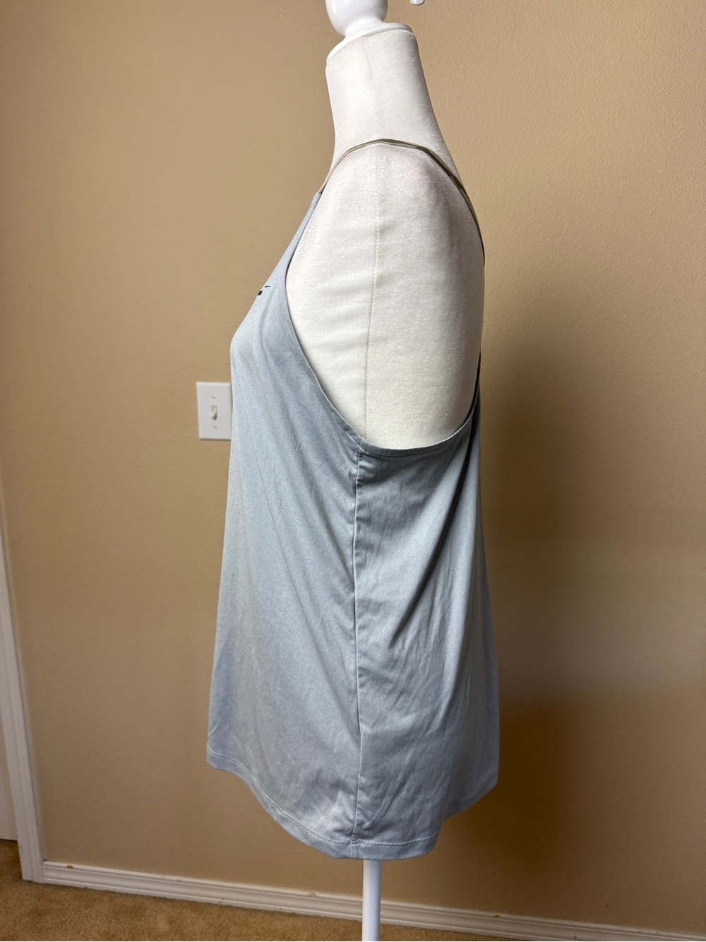 Nike Camo Strap Damen Tank Top Grey Size Large - Picture 4 of 8